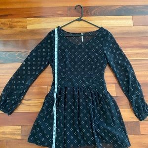 Long sleeve babydoll dress